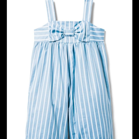 JANIE AND JACK STRIPED BOW JUMPSUIT - Picture 3 of 6